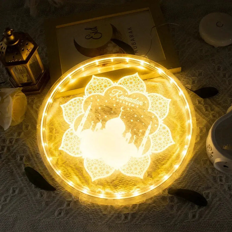 LED Lights - Ramadan Eid Mubarak 12.5cm by House Of Avana