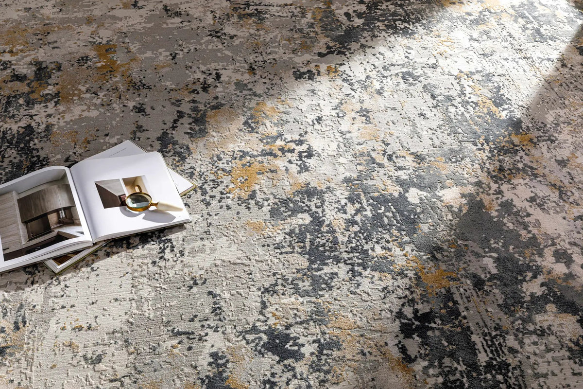 Lenzburg Faux Silk Abstract Rug, photo 16 of 18