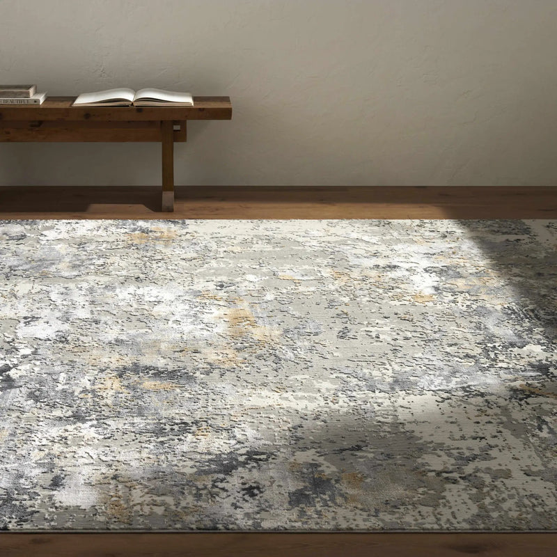 Lenzburg Faux Silk Abstract Rug by Boutique Rugs