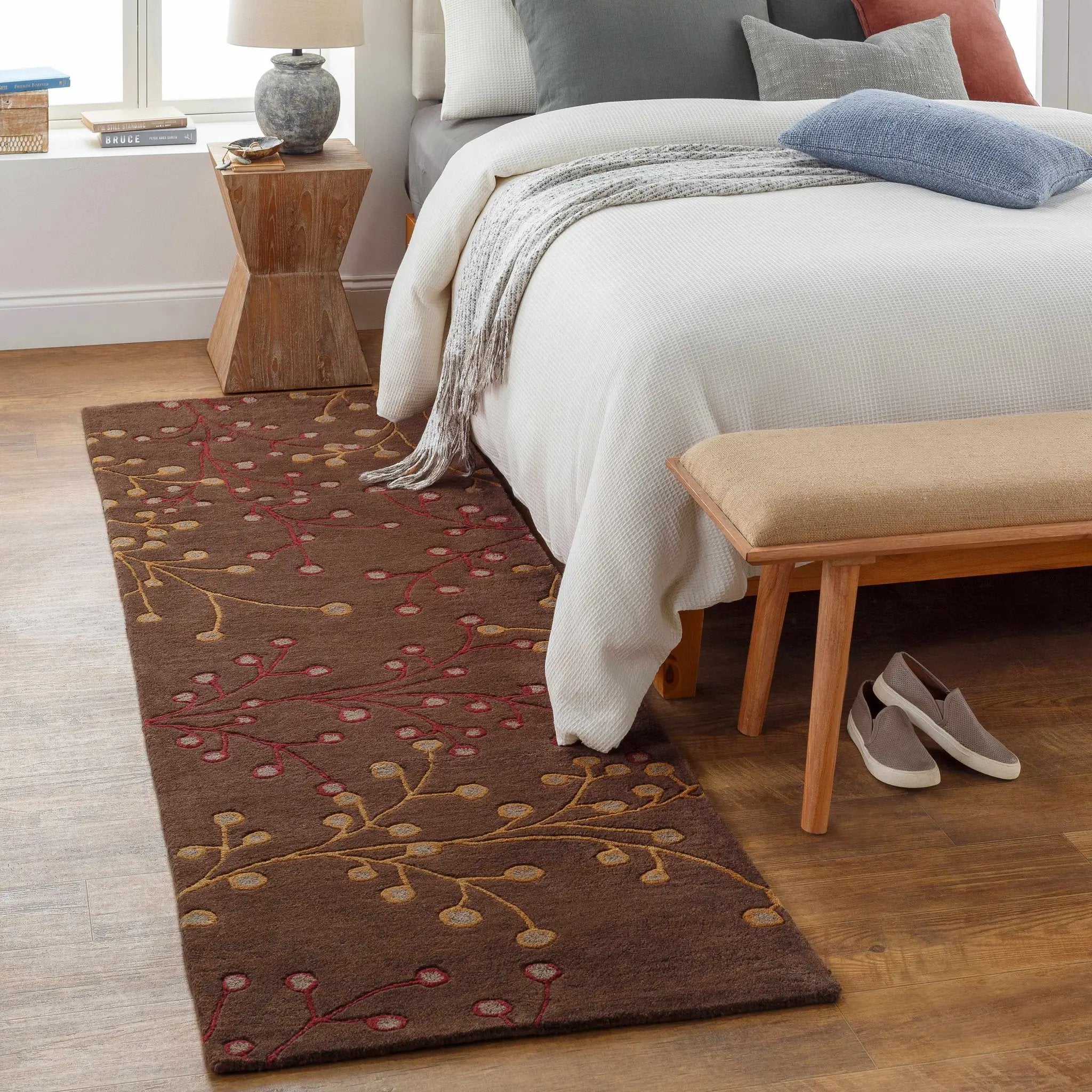 Brown Elsu Area Rug - Clearance by Boutique Rugs