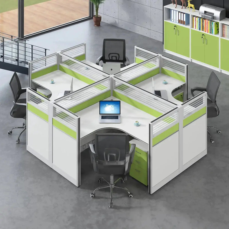 Velnor · L-Shaped Cubicle Workstation by Arc Grove