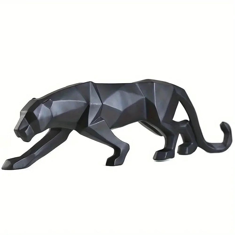 Leopard Sculpture - Handcrafted Modern Abstract Large by House Of Avana