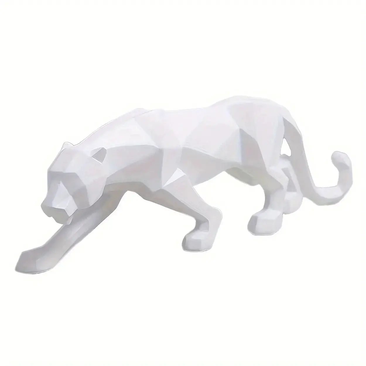 Leopard Sculpture - Handcrafted Modern Abstract Large by House Of Avana
