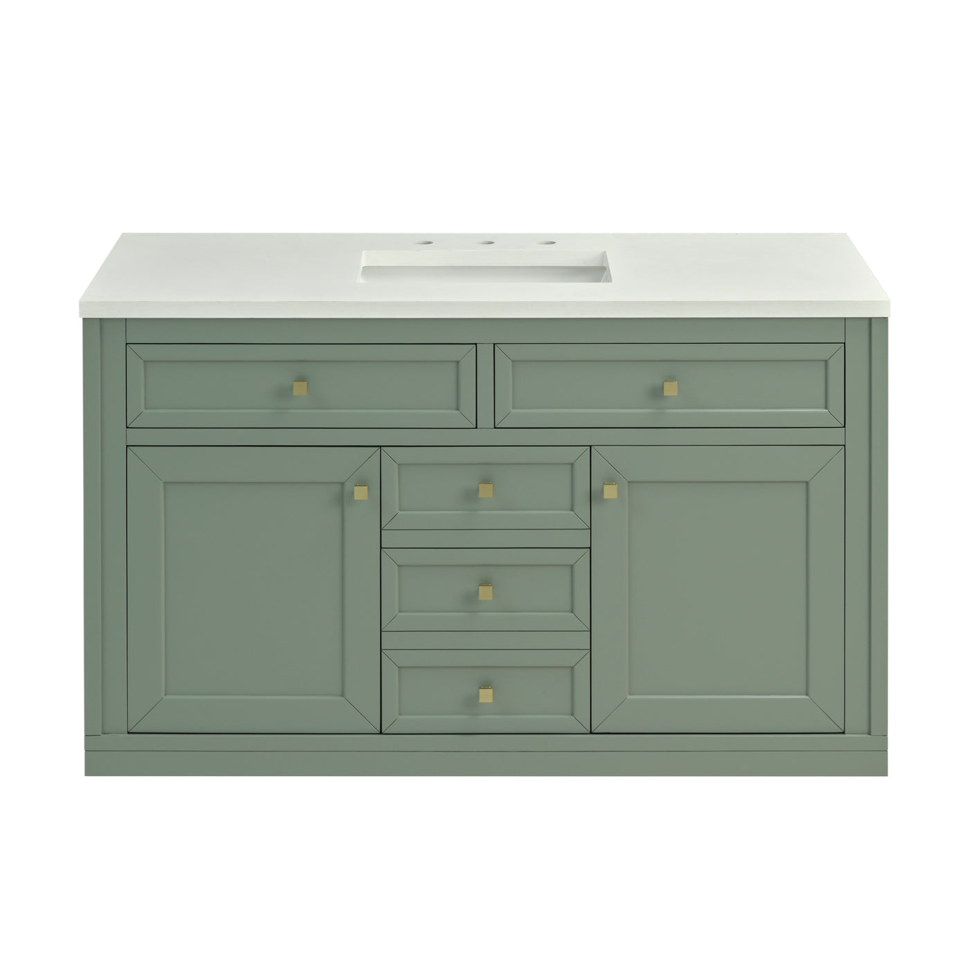 James Martin Chicago 48" Single Bathroom Vanity, Smokey Celadon, view 28