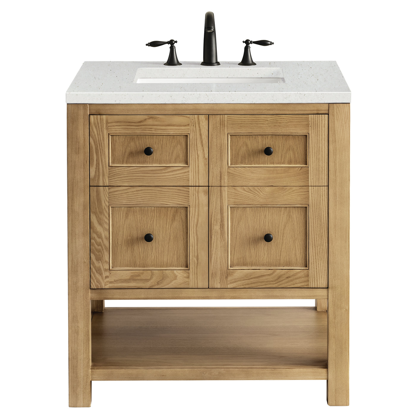 James Martin Breckenridge 30" Single Bathroom Vanity, Light Natural Oak, view 20