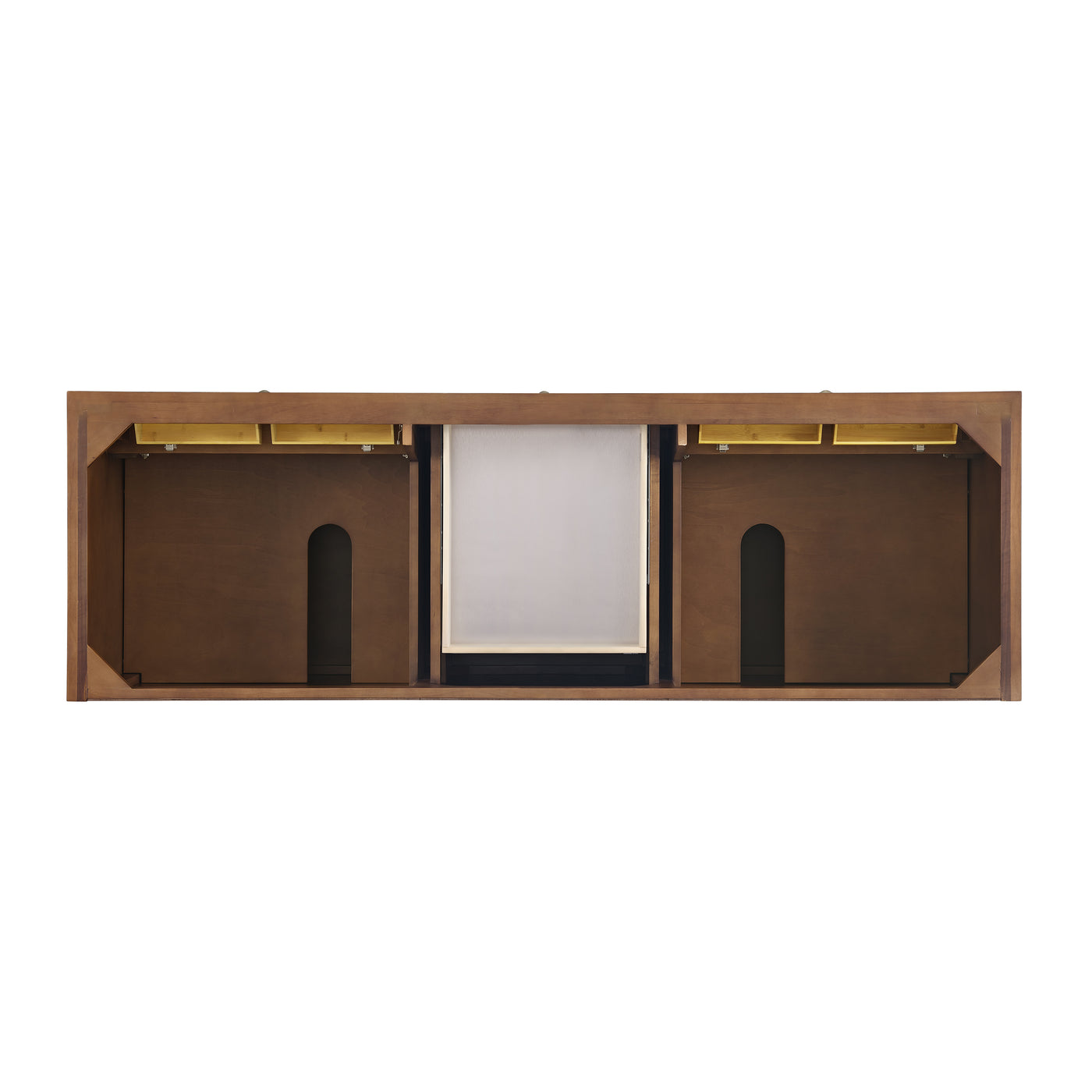 James Martin Lorelai 72" Double Bathroom Vanity, Mid-Century Walnut, view 15