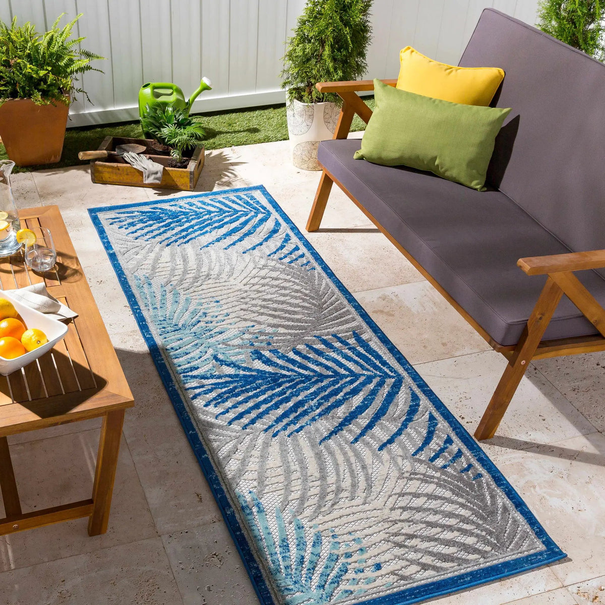 Liberal Outdoor Area Rug, installed in a room 2