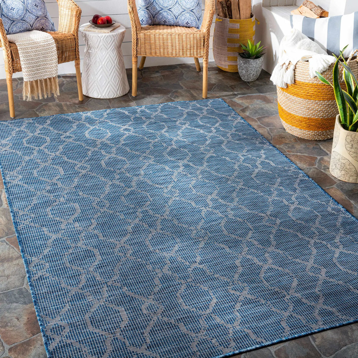 Lidlington Flatweave Outdoor Area Carpet - Clearance, installed in a room