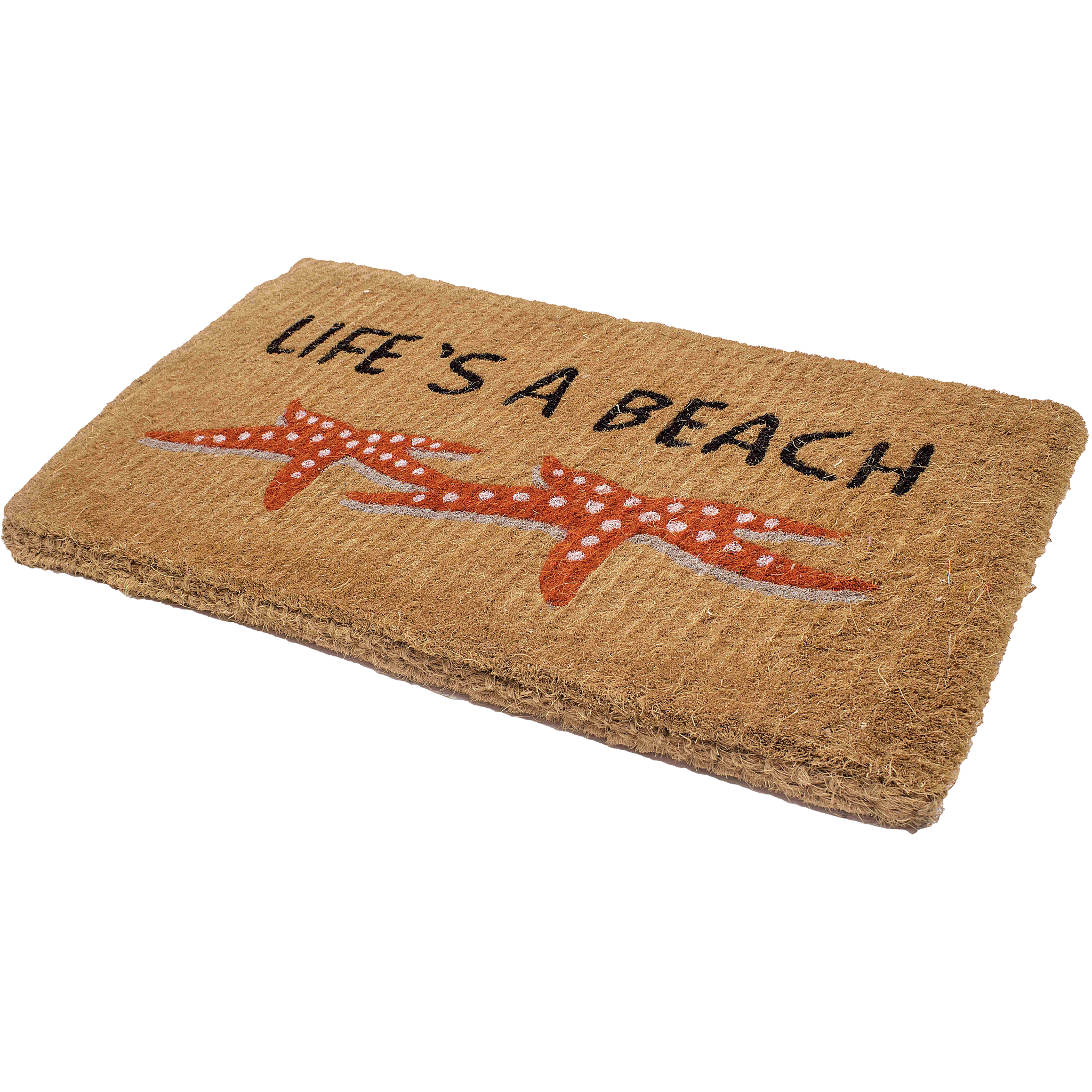 Life's a Beach Starfish Coir Doormat by Fab Habitat