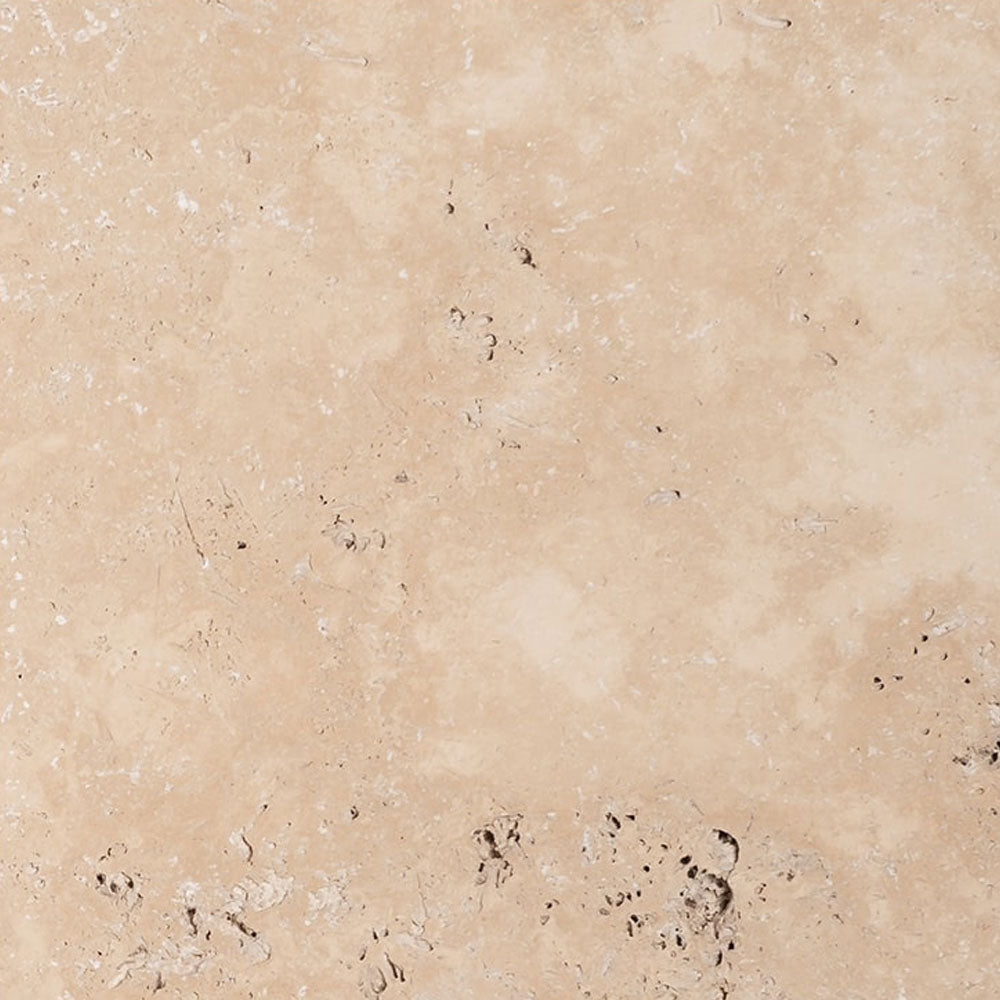 Light Standard Tumbled Travertine Pavers Swatch Travertine Tumbled 6x6 Pavers