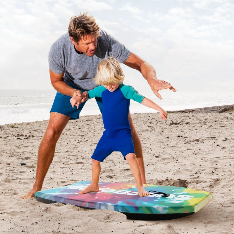 33/37/41 Inches Lightweight Body Board Boogie Board with EPS Core XPE Deck HDPE Bottom Multicolor1 by DirectDeals
