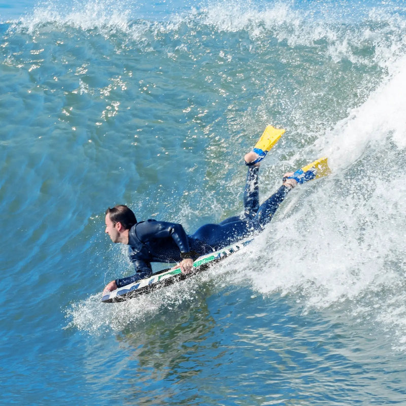 33/37/41 Inches Lightweight Body Board Boogie Board with EPS Core XPE Deck HDPE Bottom Multicolor4 by DirectDeals