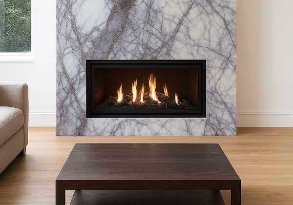 Lilac Honed Marble Slab Random room scene