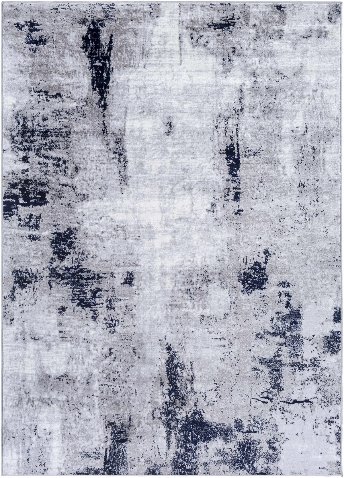 Limao Abstract Denim Area Rug - Clearance
