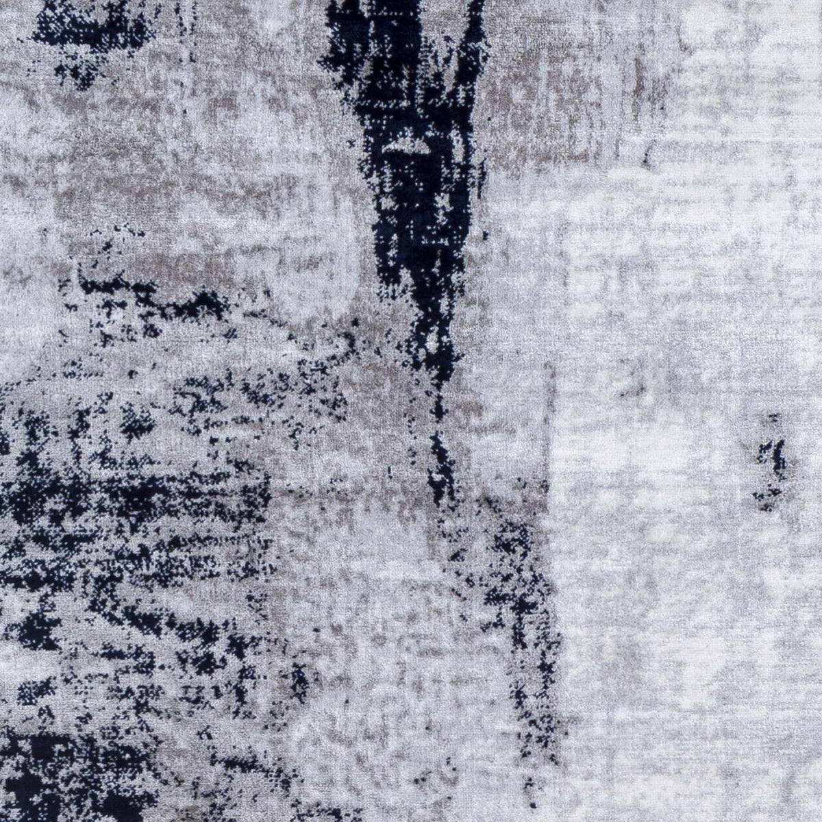 Limao Abstract Denim Area Rug - Clearance, sample swatch