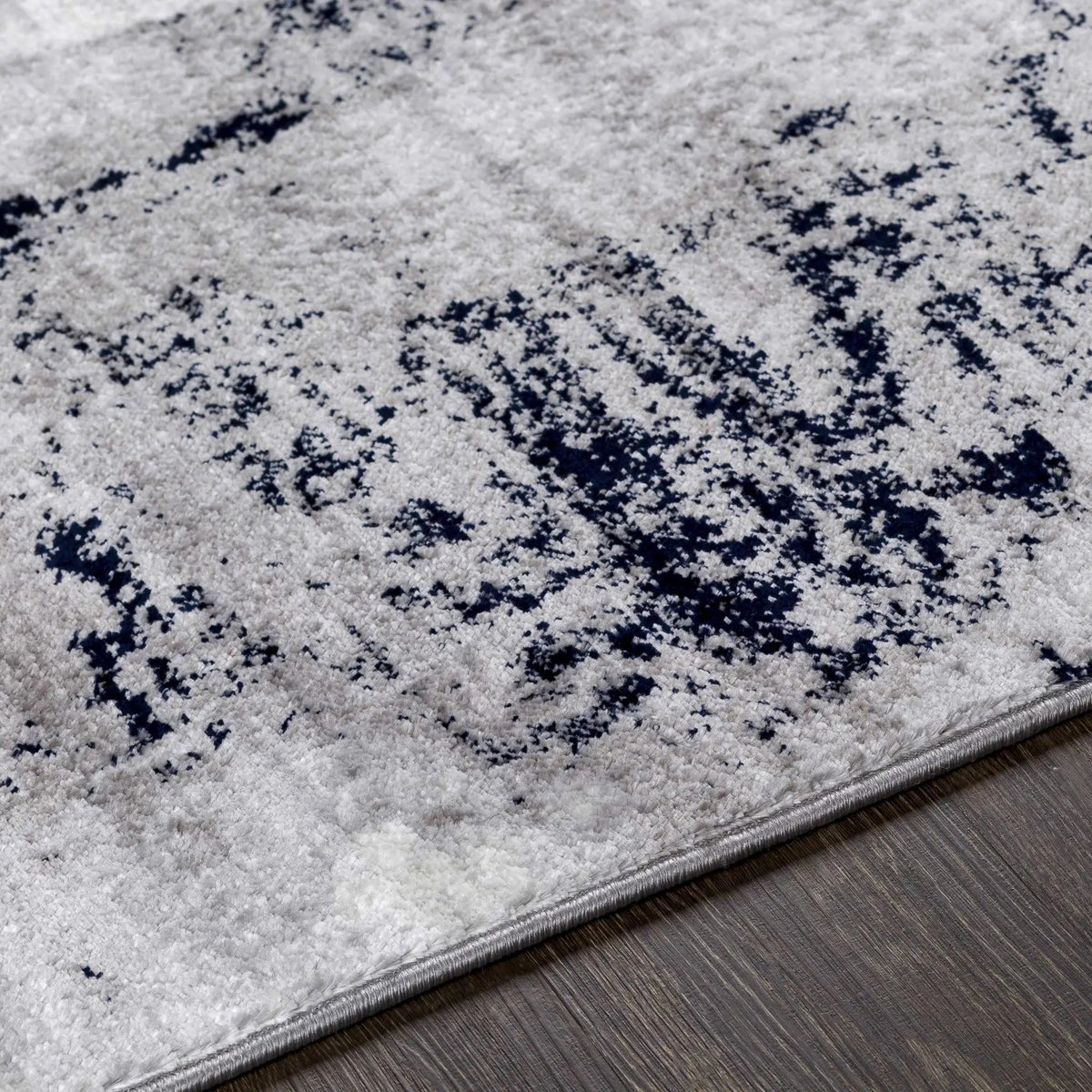 Limao Abstract Denim Area Rug - Clearance, photo 4 of 8