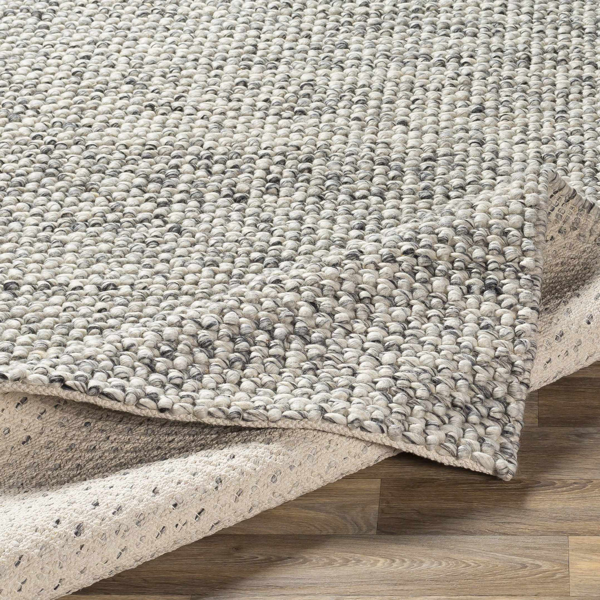 Lucerne LNE-1001 Gray Wool Rug, photo 5 of 15