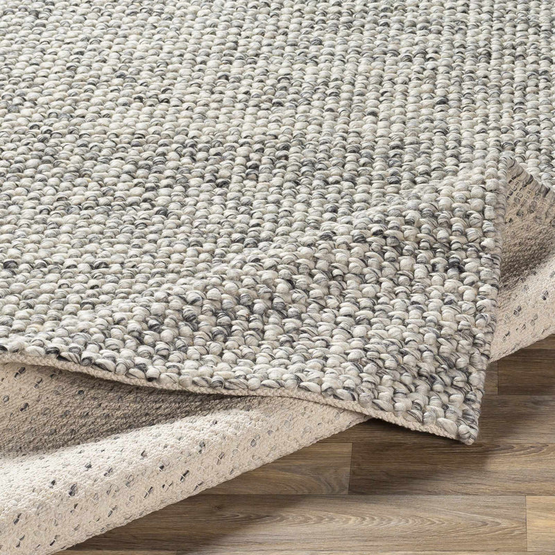 Lucerne LNE-1001 Gray Wool Rug by Boutique Rugs