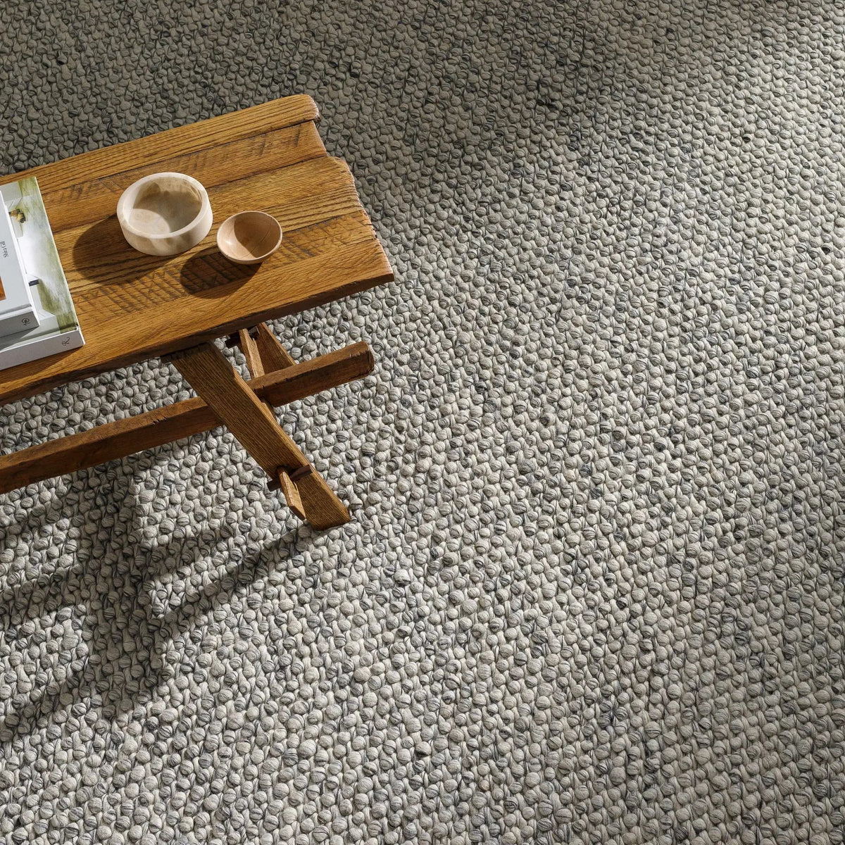Lucerne LNE-1001 Gray Wool Rug, photo 3 of 15