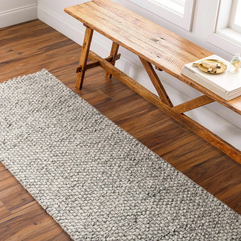 Lucerne LNE-1001 Gray Wool Rug by Boutique Rugs
