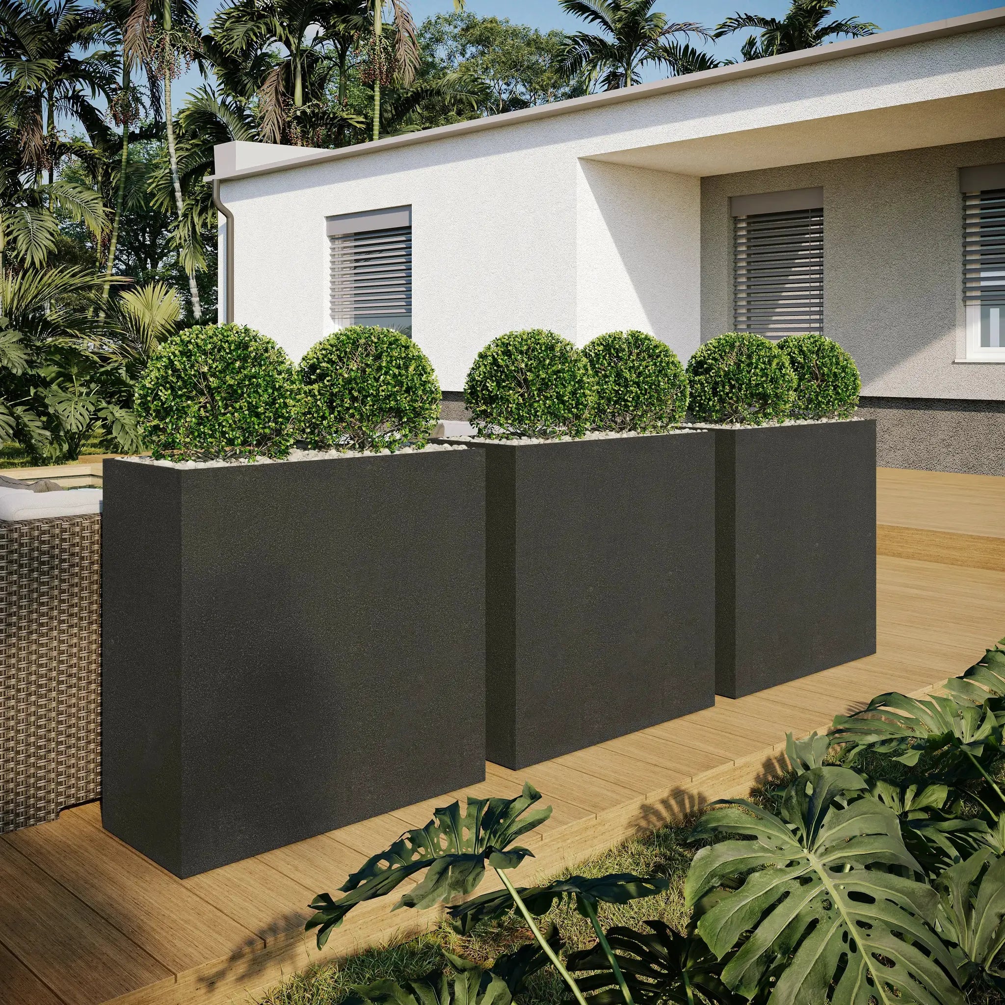 Linea Outdoor Planter by ModaConcrete - Direct source for architectural and precast concrete