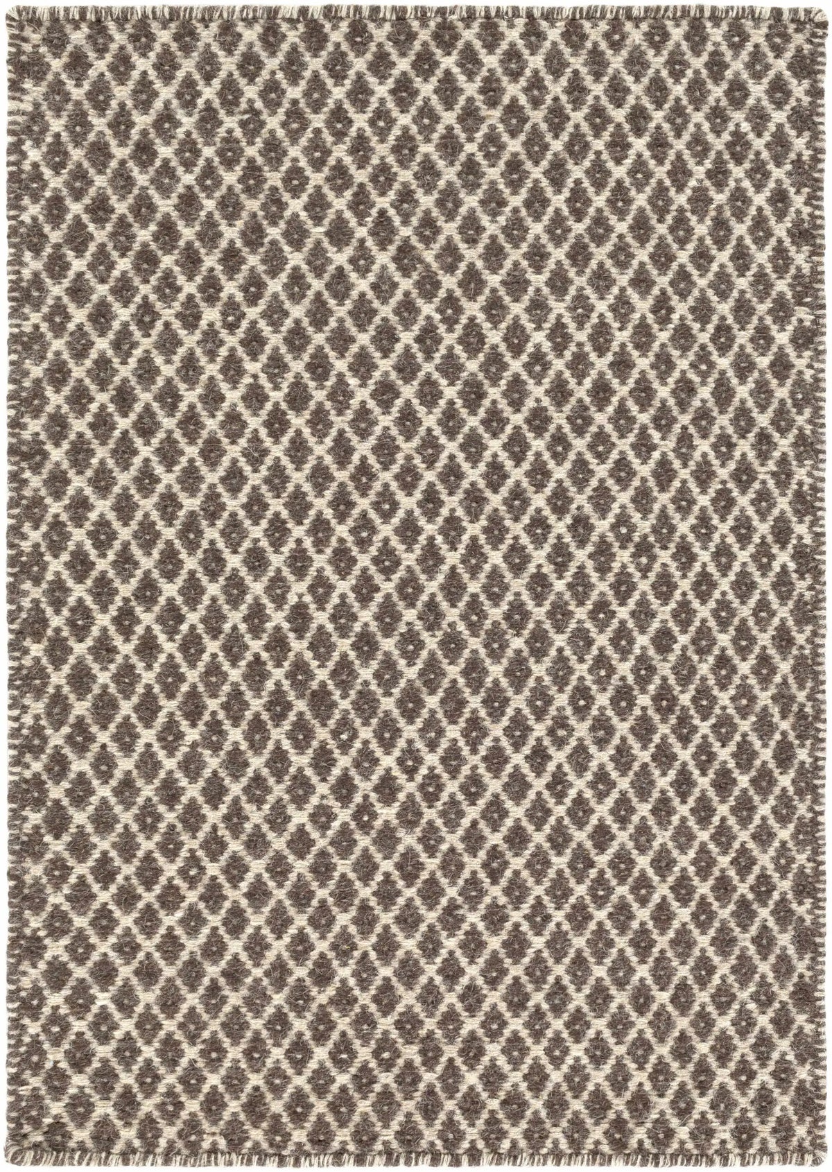 Lingo Brown Trellis Flatweave Rug - Clearance, photo 8 of 8