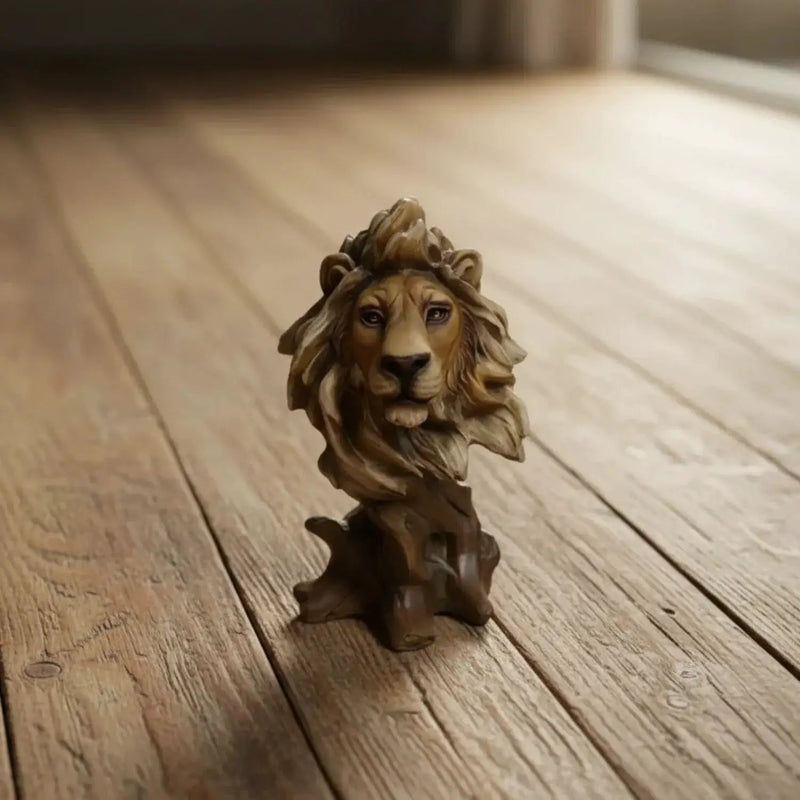 Lion Statue - Majestic Bronze Small by House Of Avana