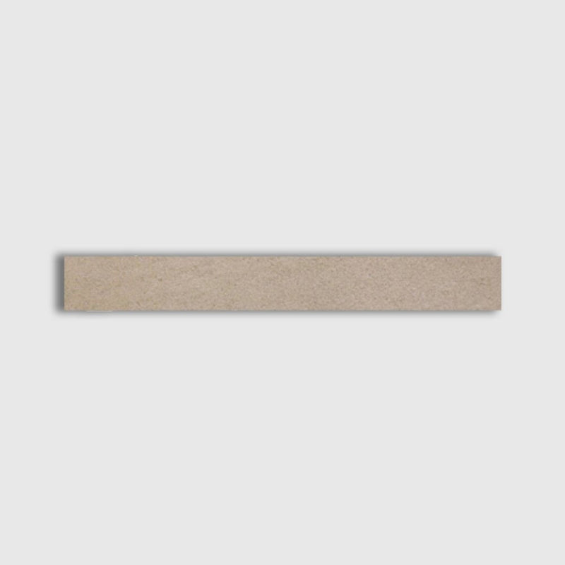 Lipica Honed Bullnose Limestone Look Porcelain Base 3x24 Porcelain Honed 3x24 Base