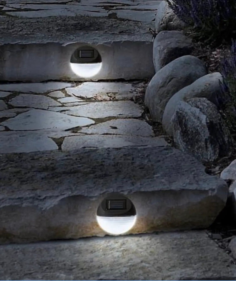 Living Accents Black Deck Solar Lights Powered LED Utility Light 4 Pack by Outdoor Solar Outlet