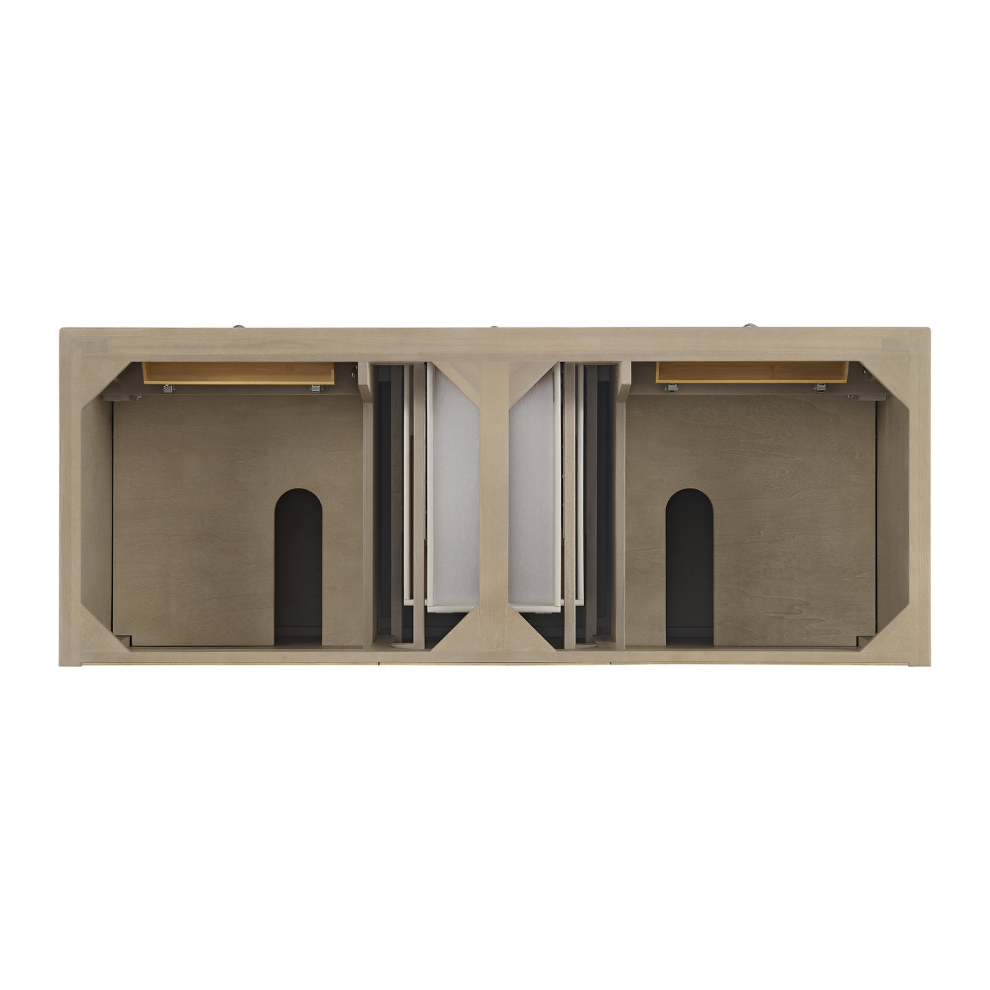 James Martin Lorelai 60" Double Bathroom Vanity, Whitewashed Oak, view 31