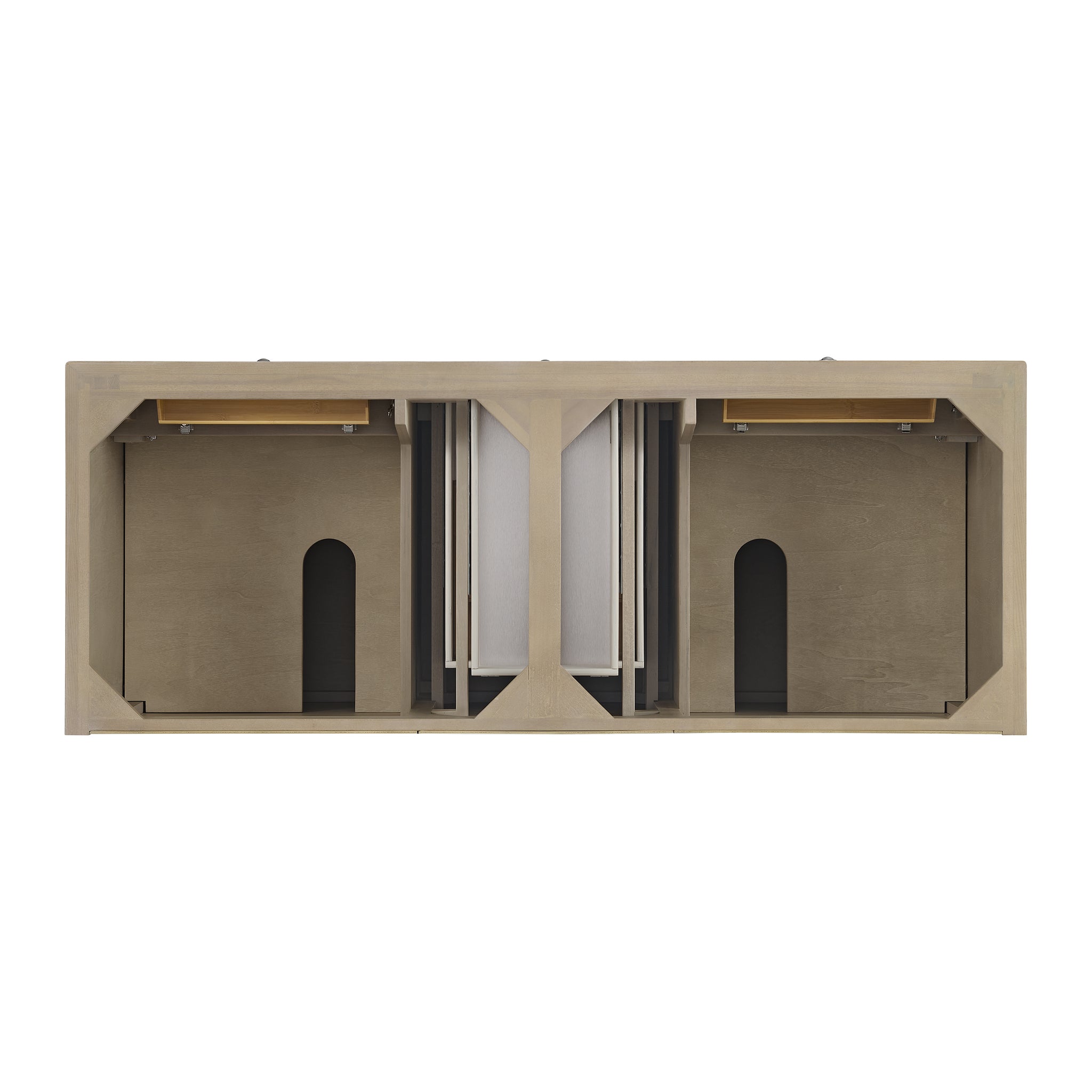 James Martin Lorelai 60" Double Bathroom Vanity, Whitewashed Oak, view 31