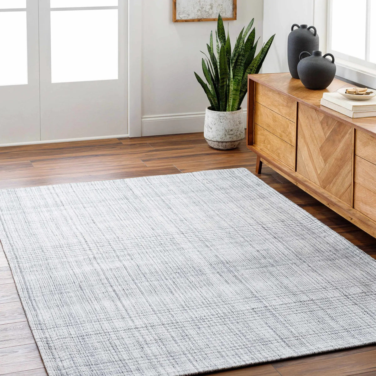 Sammy Handmade Becki Owens x LIVABLISS BOSM-2301 Area Rug, installed in a room