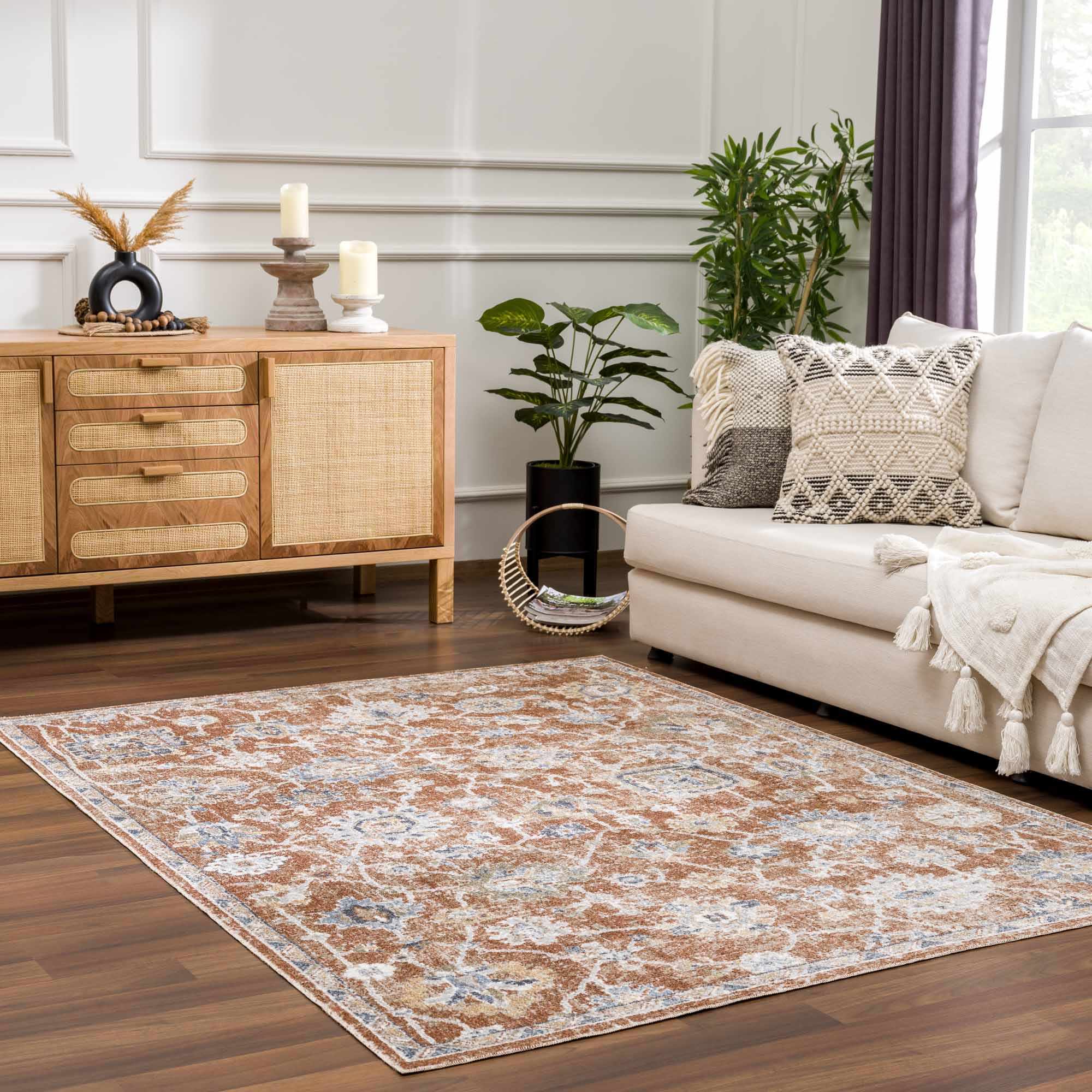 Chavi Washable Area Rug - Clearance by Boutique Rugs