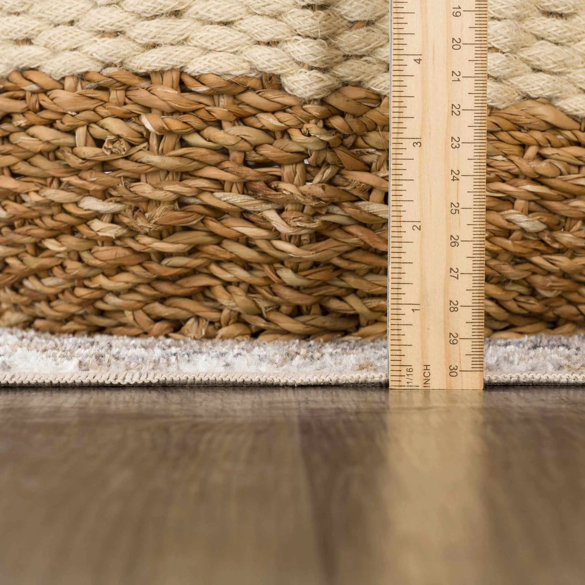 Hiti Beige Flat Pile Washable Rug by Boutique Rugs
