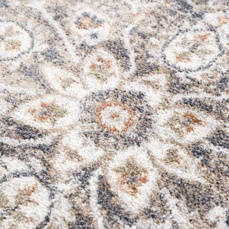 Hiti Beige Flat Pile Washable Rug by Boutique Rugs