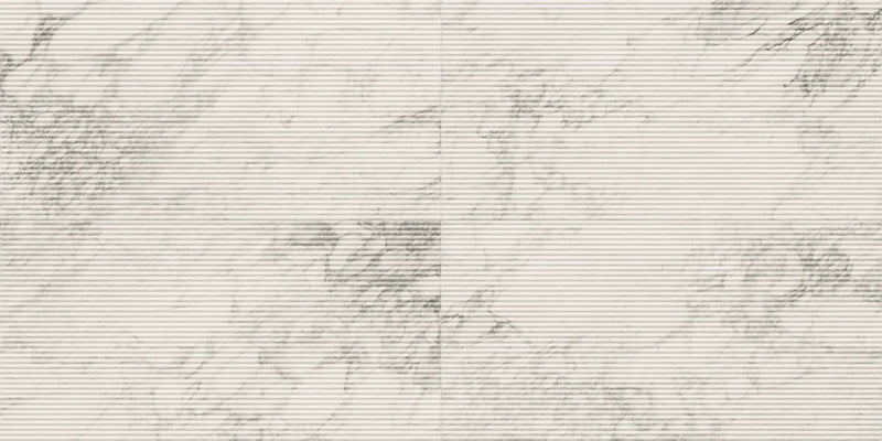 Veneer World Atelier Charme Evo Flute Renoir Plus Marble Look Porcelain Accent Tiles 24x48 by landmarkceramics