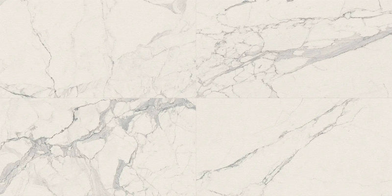 Veneer World Atelier Charme Chisel Veined Statuario Marble Look Porcelain Accent Tiles 24x48 by landmarkceramics