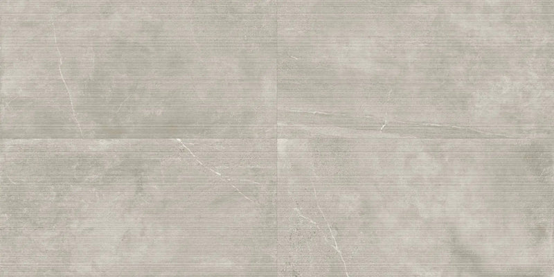 Veneer World Atelier Journey Line Modern Grey Stone Look Porcelain Accent Tiles 24x48 by landmarkceramics