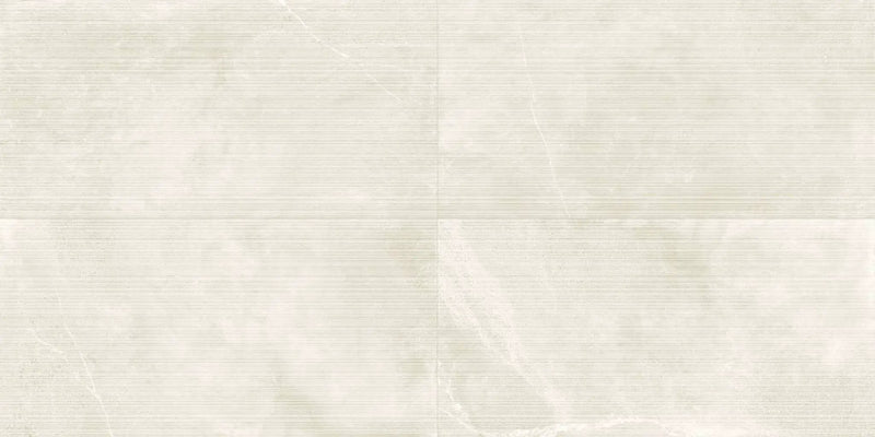 Veneer World Atelier Journey Line Natural Ivory Stone Look Porcelain Accent Tiles 24x48 by landmarkceramics