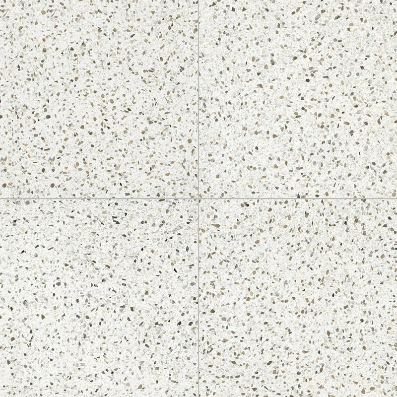 Elite Color Neutral Mix Anti-Slip Terrazzo Look Porcelain Tiles 24x24 by landmarkceramics