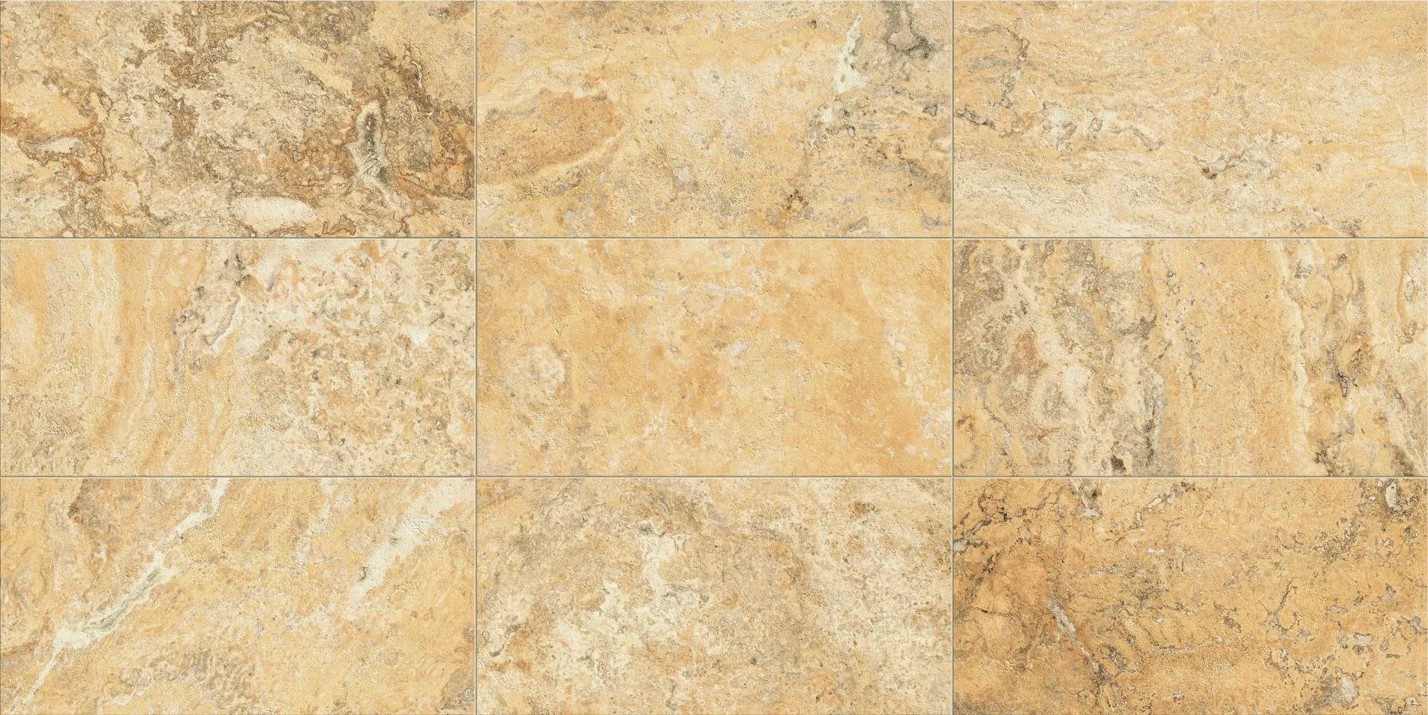 Trail Cross Cut Scabas Bullnose Travertine Look Porcelain Moldings 3x24 by landmarkceramics
