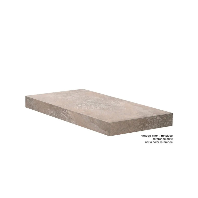 Frontier20 Bluestone Blue Select L Shape Corner Closure Left Look Porcelain Moldings 12x24 by landmarkceramics