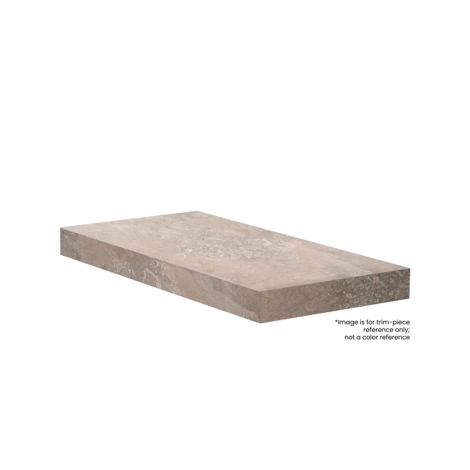 Frontier20 Absolute L Shape Corner Closure Left Stone Look Porcelain Moldings 12x24 by landmarkceramics