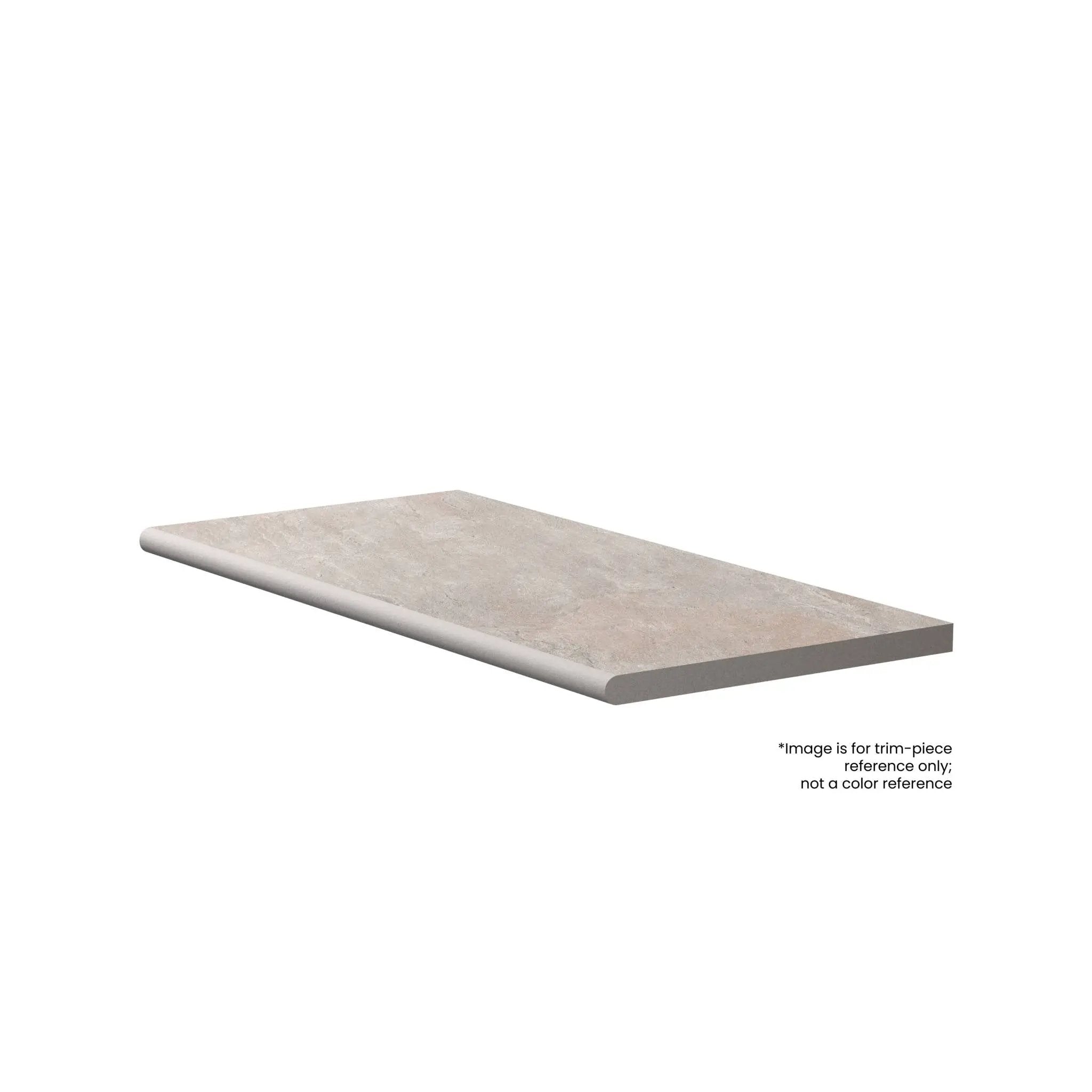 Frontier20 Montauk Grey Coping & Stair Bullnose Slate Look Porcelain Moldings 12x48 by landmarkceramics