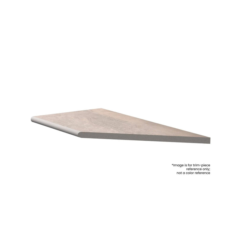 Frontier20 Mariposa Slate Coping & Stair Corner Right Bullnose Look Porcelain Moldings 12x24 by landmarkceramics