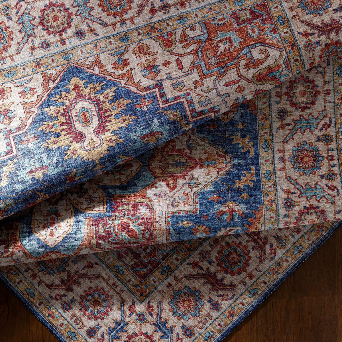 Kapaa Blue Medallion Rug - Clearance, photo 10 of 14