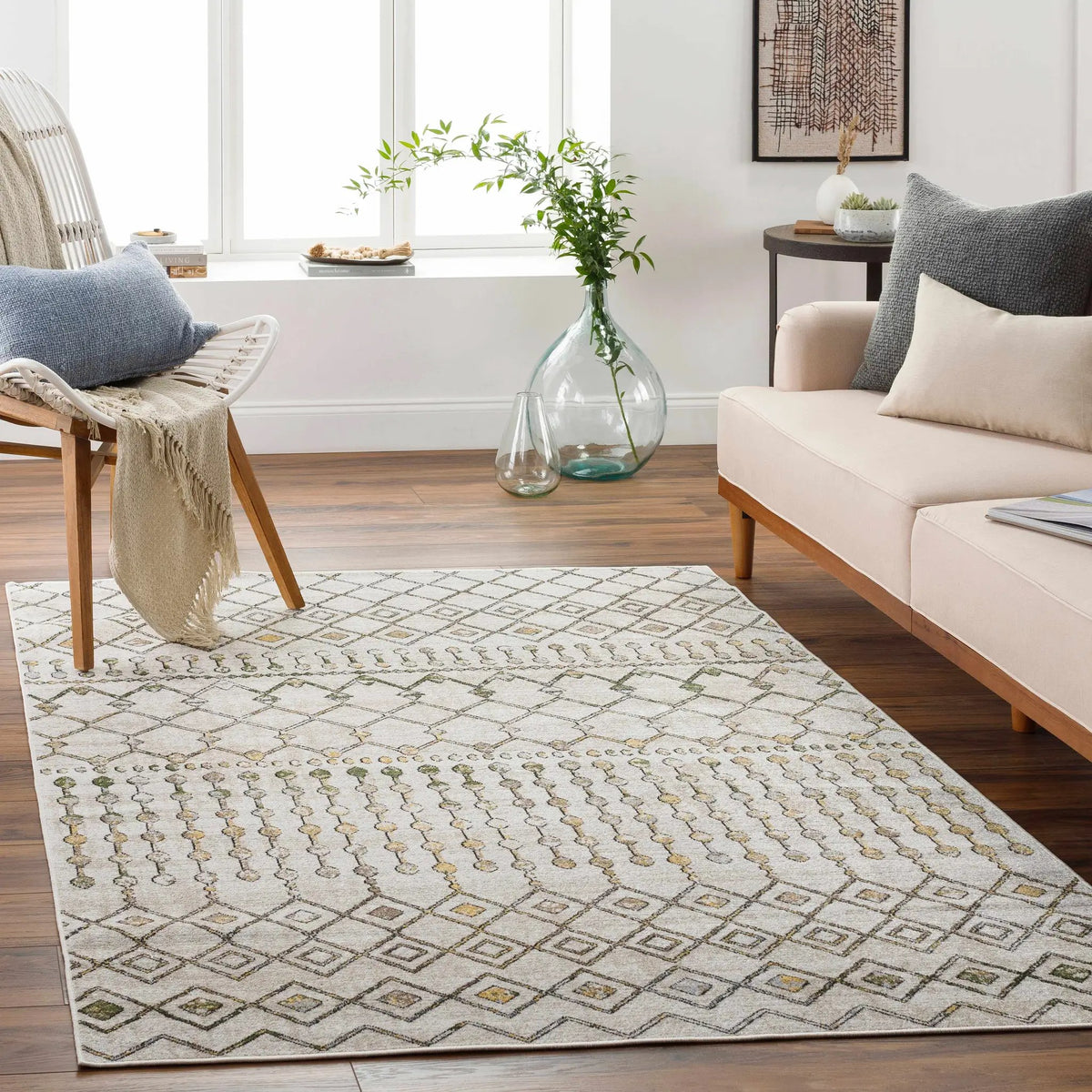 Alanyurt Washable Area Rug - Clearance, installed in a room