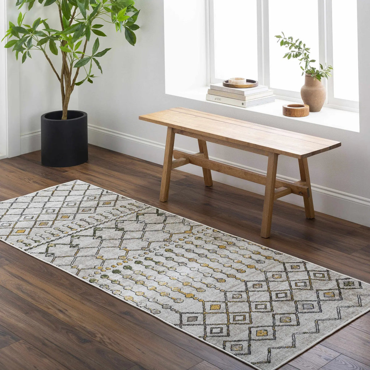 Alanyurt Washable Area Rug - Clearance, installed in a room 2