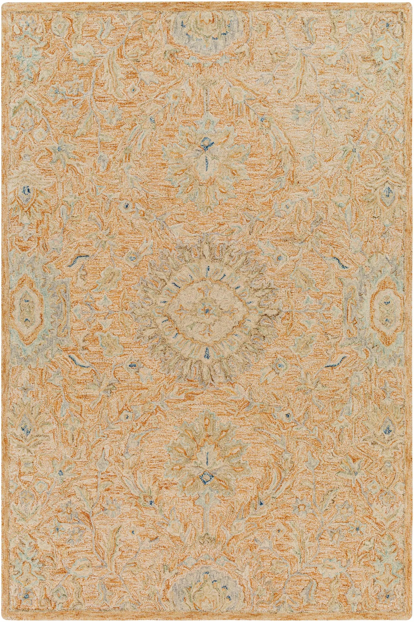 Lonoy 2x3 Small Coral Wool Carpet - Clearance by Boutique Rugs