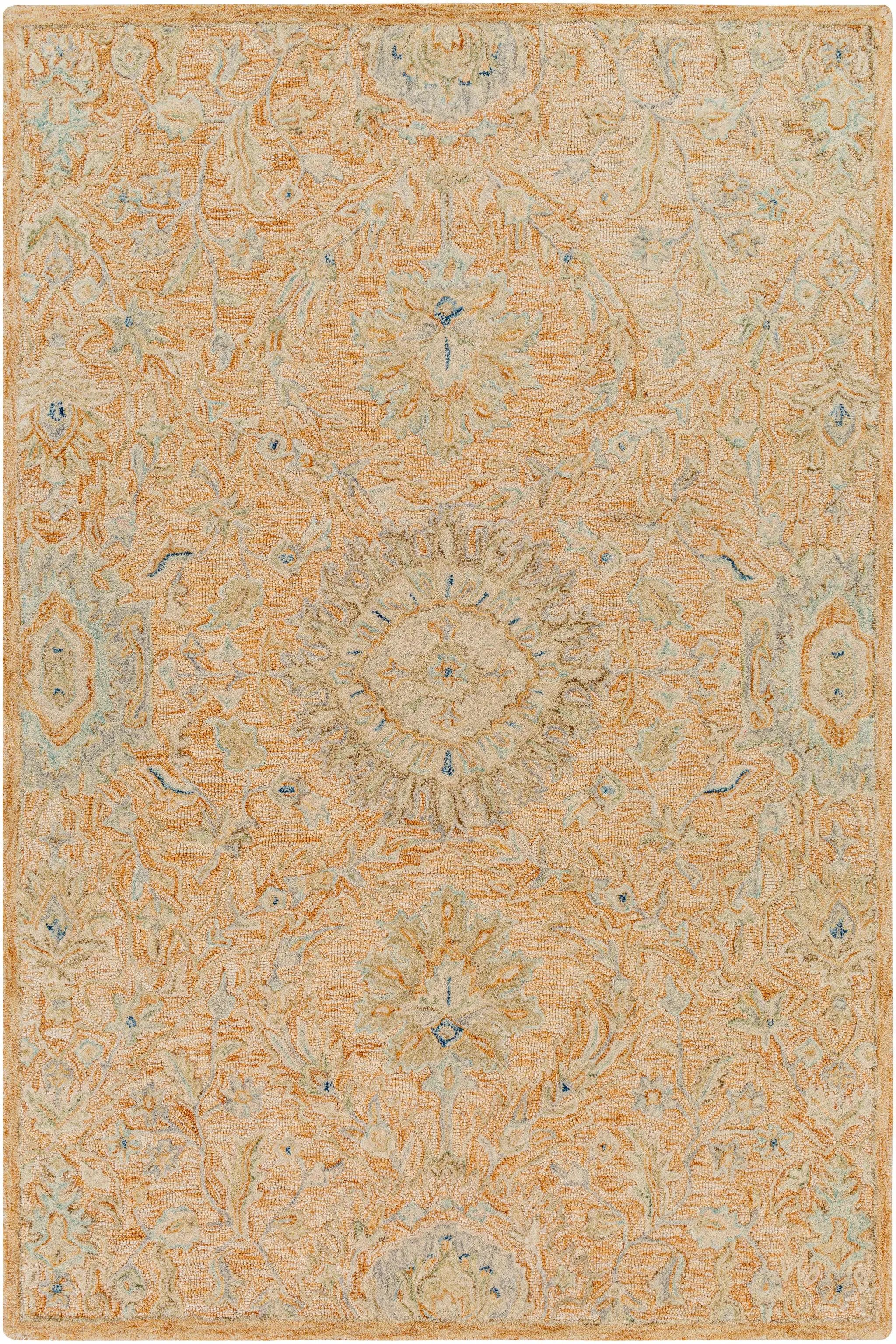 Lonoy 2x3 Small Coral Wool Carpet - Clearance by Boutique Rugs